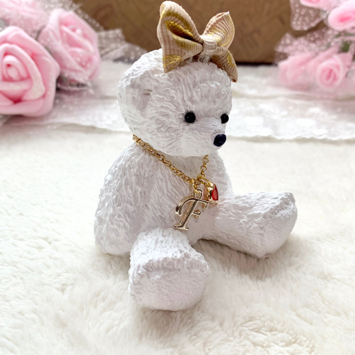 大きなテディベア アロマストーン Love アロマストーン✨ラブリーリラックスくまさん♡ - メルカリ