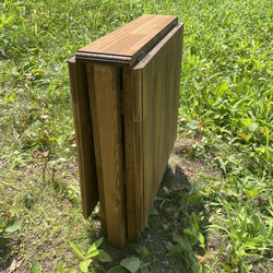 -good wood table(大)- キャンプ　折り畳みテーブル　アウトドア　屋外　テーブル　木製　ギア 9枚目の画像