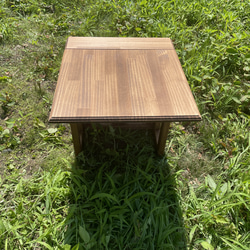 -good wood table(大)- キャンプ　折り畳みテーブル　アウトドア　屋外　テーブル　木製　ギア 5枚目の画像