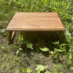 -good wood table(小)- キャンプ　折り畳みテーブル(小)アウトドア　キャンプギア　ミニテーブル　 2枚目の画像
