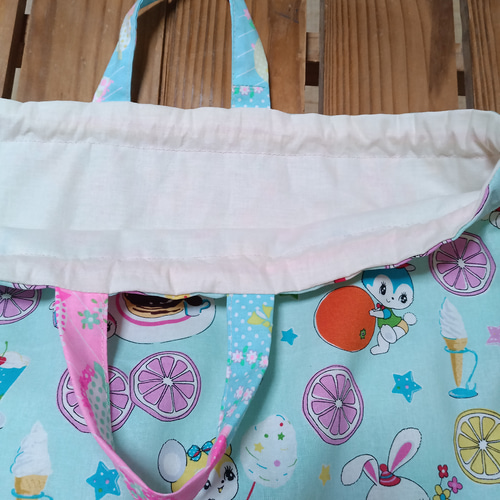 入園入学準備　ハニーチューン　体育着袋　お着替え袋　巾着袋　女の子　体操服袋 入園入学準備 ハニーチューン 体育着袋 お着替え袋 巾着袋 女の子 体操