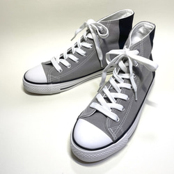 黑色 x 灰色 雙色高幫運動鞋 (22.0cm〜24.5cm) 第5張的照片