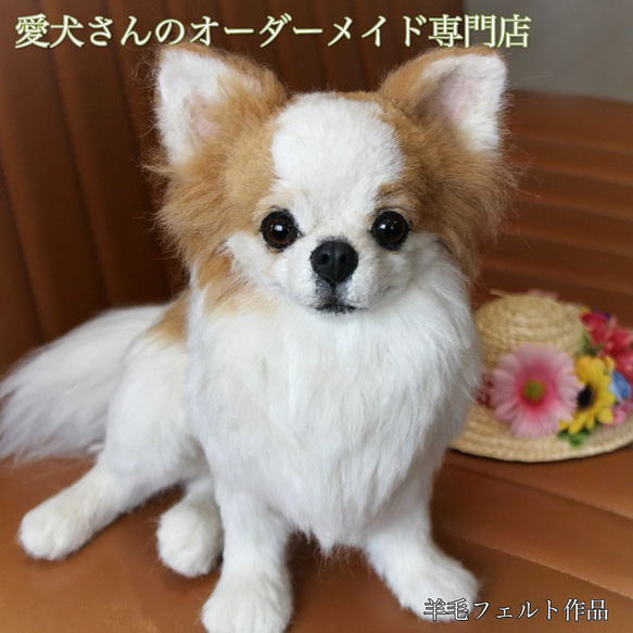 《愛犬さんのオーダー》羊毛フェルトオーダー　羊毛フェルト　チワワ　ダックス　ポメラニアン　ダックス　羊毛フェルト犬 14枚目の画像