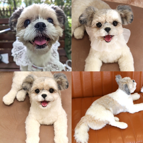 愛犬さんのオーダー》羊毛フェルトオーダー 羊毛フェルト うちの子