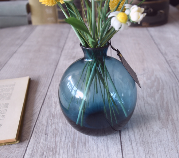 ◆粘土のお花◆　カモミール＆ビリーボタン（クラスペディア）　シンプルボトル　K841 8枚目の画像