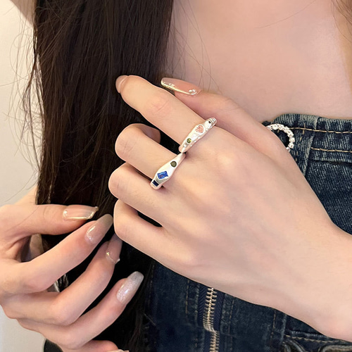 シルバー925 カラーストーン リング 指輪 silver925 シルバー925 カラーストーン リング 指輪 silver925