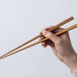 竹筷、白竹、擦漆&lt;22.5cm/24cm&gt; 第3張的照片