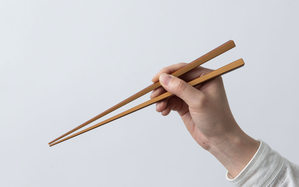 竹筷、白竹、擦漆&lt;22.5cm/24cm&gt; 第3張的照片