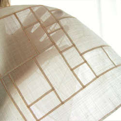 韓国手芸・ポジャギのタペストリー（麻）/ テーブルマット/覆い布 8枚目の画像