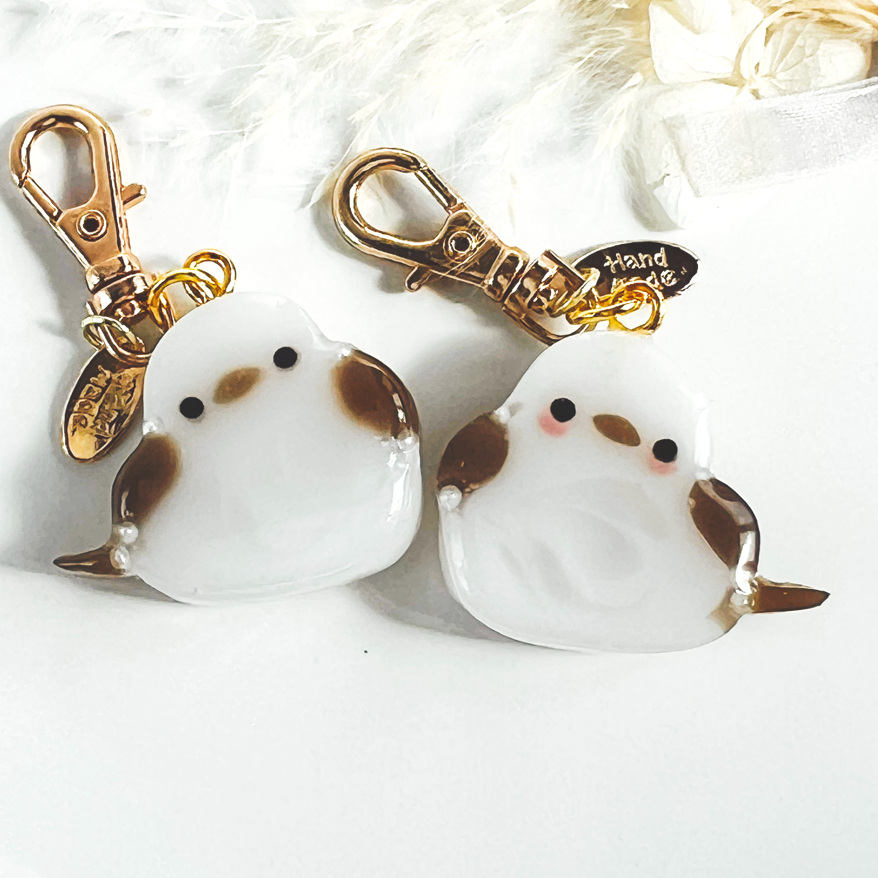 キーチェーンウォッチ「雪の妖精シマエナガ」