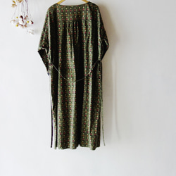 【蒲萄柄のワンピース】　秋　コットン100％　moda fabrics 9枚目の画像