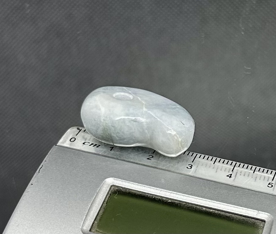 天空青　高級青翡翠 極上プレミアム・18cmサイズ・10mm玉・青緑色・艶美麗】（プレミアム