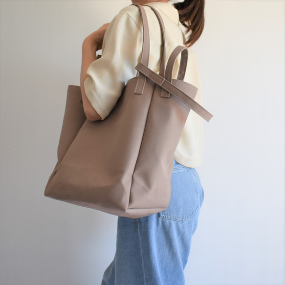 DROP2 SHOULDER TOTE BAG（マットブラウン） 9枚目の画像