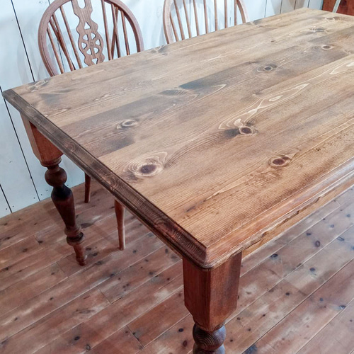 おしゃれなダイニングテーブルbrocante 輸入住宅向けターンド