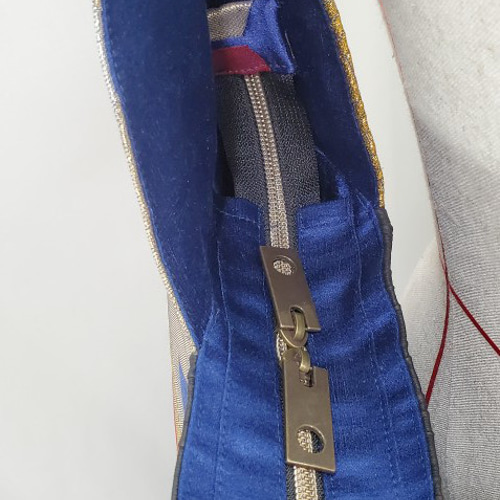 Lサイズ☆袈裟BAG【帯リメイク】亀甲柄×シワ黒合皮 #帯×合皮 Lサイズ☆袈裟BAG【帯リメイク】亀甲柄×シワ黒合皮 #帯×合皮