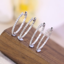 天然ダイヤモンドピアス0.6ct　k18 5枚目の画像