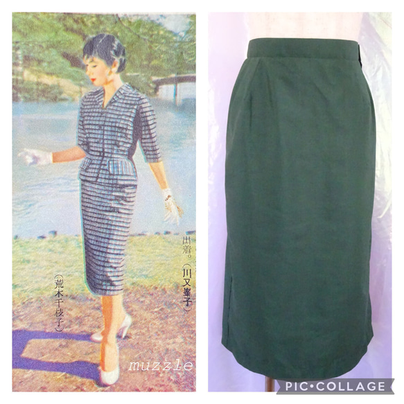 【完全再現】昭和32年(1957年)のタイトスカート 1枚目の画像
