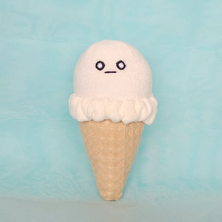アイスクリームのぬいぐるみ　バニラ　ストロベリー 5枚目の画像