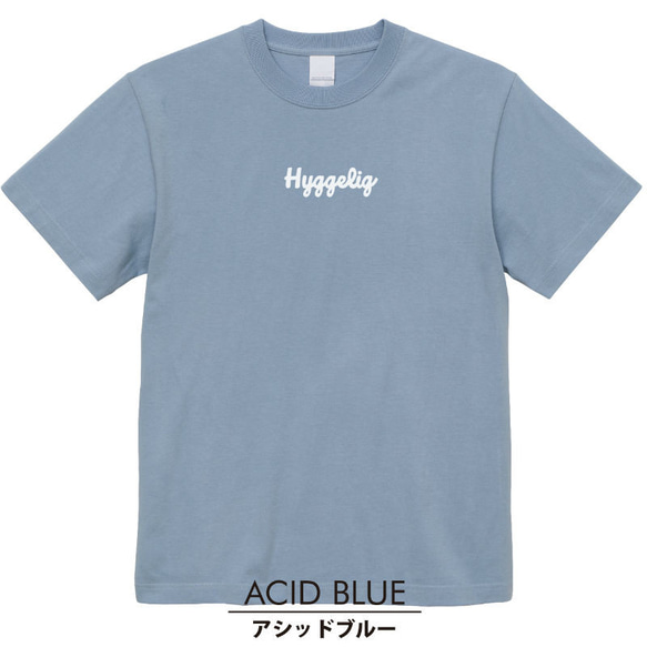 Hyggelig ロゴ Tシャツ くすみカラー H101 2枚目の画像