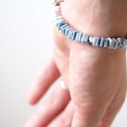 -Owyhee blue opal- bracelet 8枚目の画像