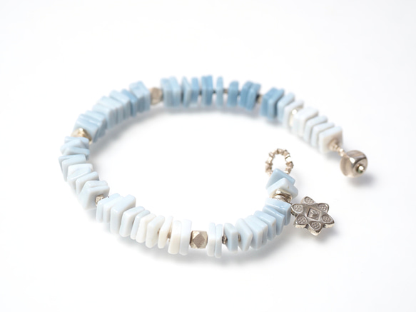 -Owyhee blue opal- bracelet 1枚目の画像