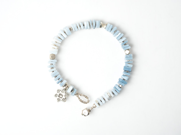 -Owyhee blue opal- bracelet 2枚目の画像