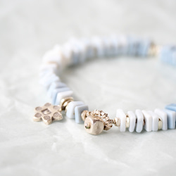 -Owyhee blue opal- bracelet 5枚目の画像