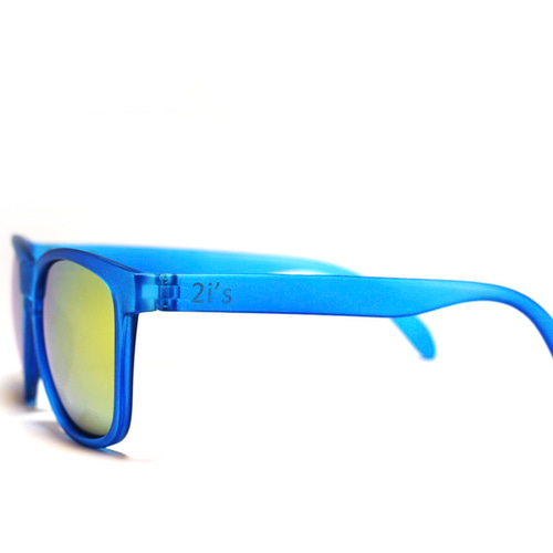 2is ClarkO サングラス│ブルーマットフレーム│オレンジ反射レンズ