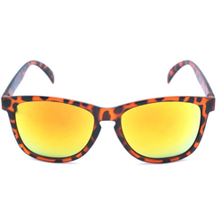2is AmberO 太陽眼鏡│玳瑁色│橘色反光鏡片│UV400 第5張的照片