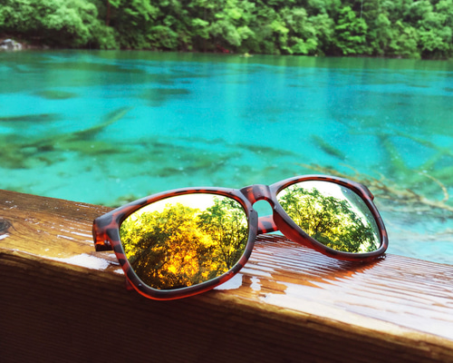 2is AmberO サングラス│べっ甲│オレンジ反射レンズ│UV400