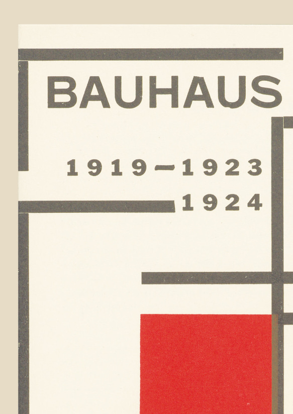 ハーバード大学でのバウハウス展、インテリアポスター、シンプルスタイルのインテリアに最適、Bauhaus【B-0496】 11枚目の画像