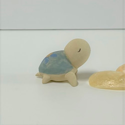 海龜寶寶綠 E-124-2A 陶瓷 /Sea Turtle /Meeresschildkröte 第6張的照片