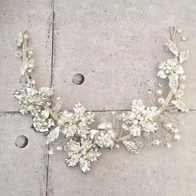 bijou ヘッドカチューシャ ヘッドドレス ヘッドアクセサリーウェディングアクセサリー 結婚式