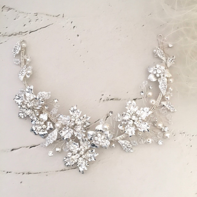 bijou ヘッドカチューシャ ヘッドドレス ヘッドアクセサリーウェディングアクセサリー 結婚式