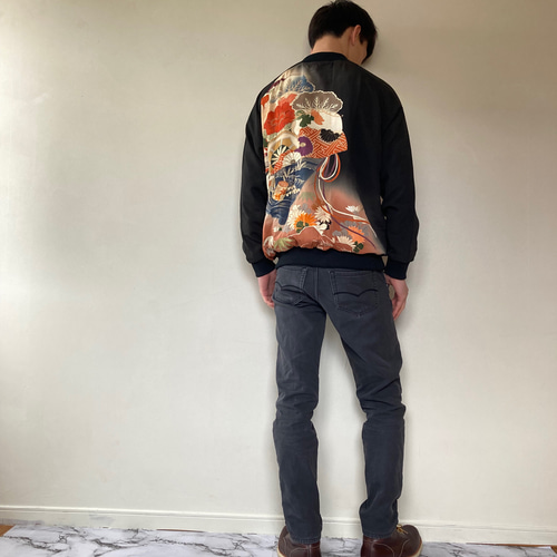 L,1点物,スカジャン,父の日ギフト,おしゃれなパパに,ジャケット  