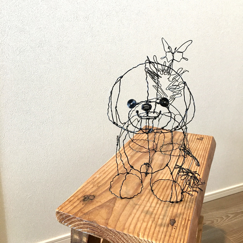 エキゾチックショートヘア　/ ワイヤーアート　ワイヤークラフト エキゾチックショートヘアの人気通販 | minne byGMOペパボ 国内最大級