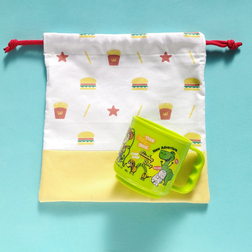 ○化学式 実験○ランチョンマット 巾着袋 給食袋 コップ袋など 給食袋の