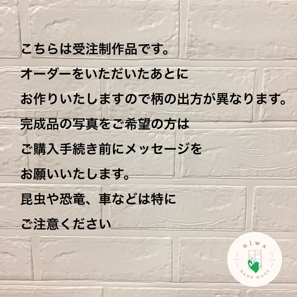 送料無料！サイズ変更受付中！受注制作　入園入学グッズ　恐竜×グレー　レッスンバッグ　上履き袋　体操服袋 17枚目の画像