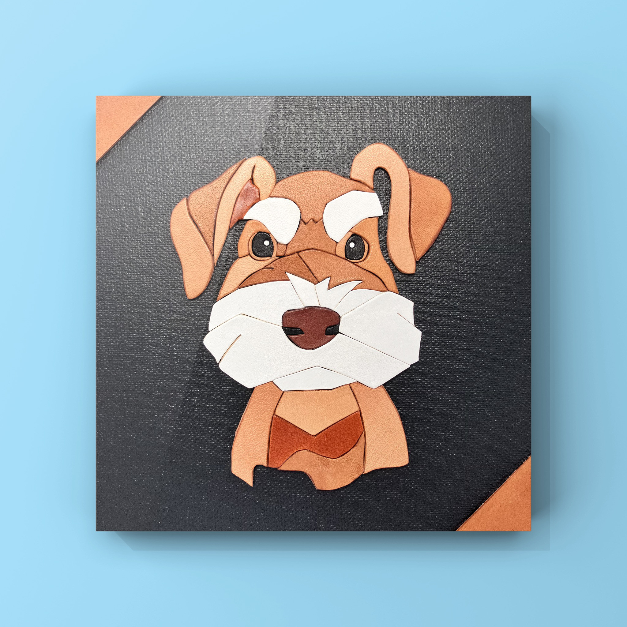 ■送料無料■ Leather  Art  / Schnauzer