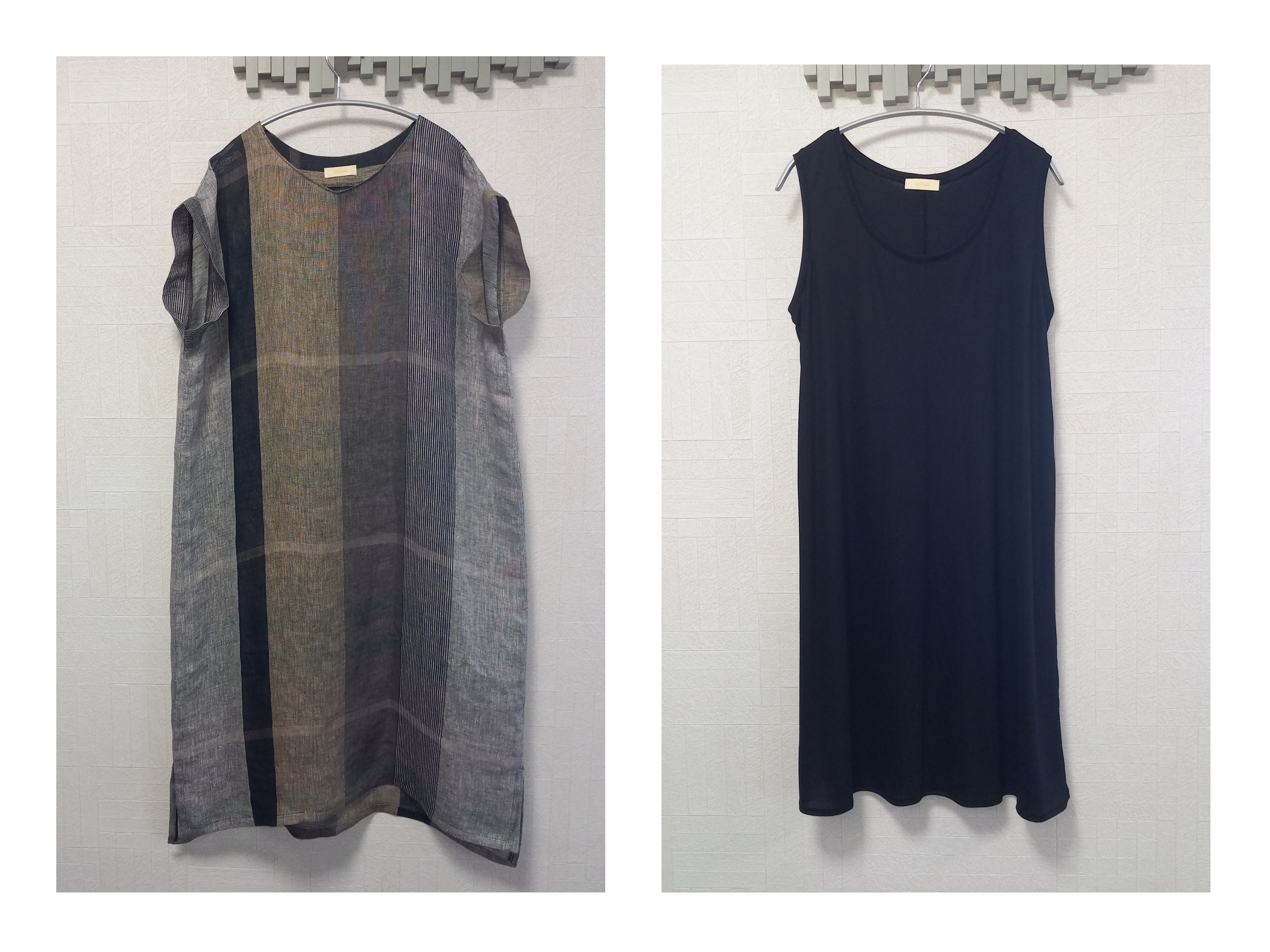 １枚で決まる大人のシアーワンピースとしなやかインナーワンピース