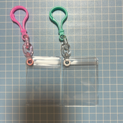 No.186A キャンディバッグ キーホルダー セット クリア カラフル