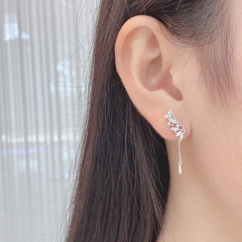 天然ダイヤモンドピアス0.3ct k18 ピアス（スタッド・一粒） パール