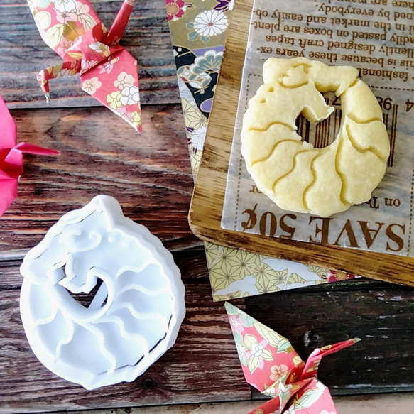 龍形餅乾模具（新年裝飾品）/Dragon-shaped cookie cutter 第4張的照片