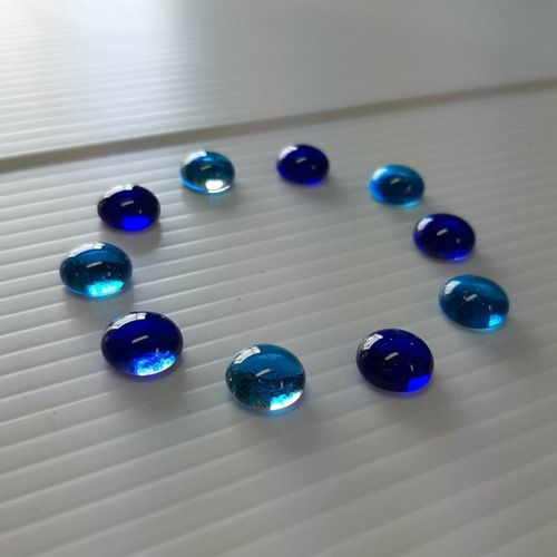 ガラスナギット ブルーミックス 10個 その他素材 Ruriart Gift