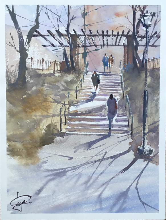 水彩画散策2 8号