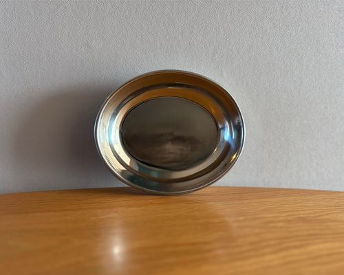 レトロ石鹸置き Argent Soap Dish ステンレス 古道具 レトロ ソープ