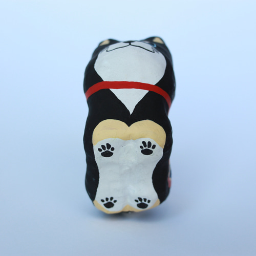 内村七生】 柴犬・黒柴おちょこ 2点セット 柴犬張子 【七宝黒柴犬】 七宝柄