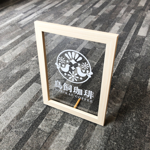 u*9様 Burton ロゴアクリル看板 アクリル看板【透明】/ 小型看板 アクリル製 透明看板 卓上看板 表札
