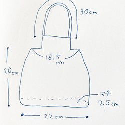 エプロンみたいなバッグ(一点もの) 6枚目の画像