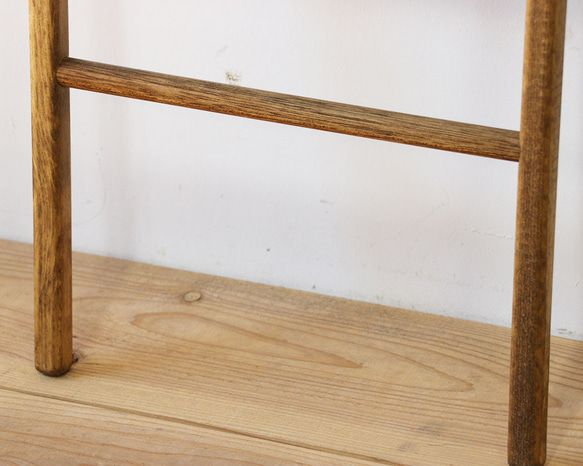 再販！木製ラダーH100cm,ラック，棚 4枚目の画像